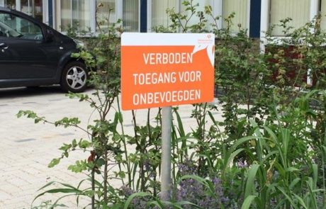 Bewegwijzering verboden toegang