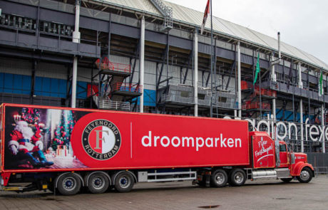 Droomparken vrachtwagen stadion