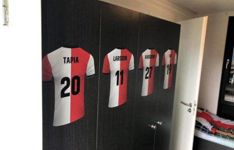 Feyenoord vakantiehuis kast