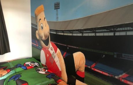 Feyenoord vakantiehuis slaapkamer