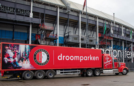 Vrachtwagen belettering Feyenoord