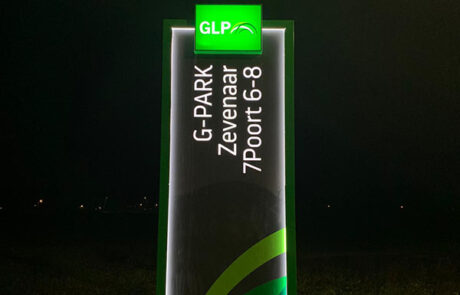 Verlicht reclamezuil GLP