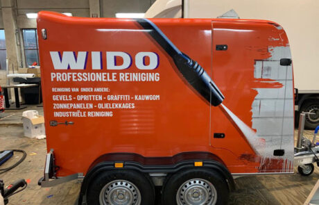 Aanhangerbelettering WIDO