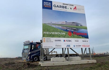 Aan de Stegge sign bord